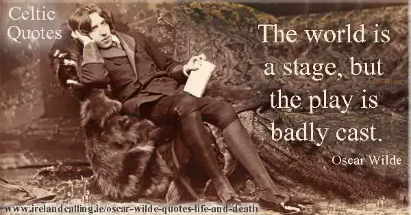 oscar wilde quotes on life and death