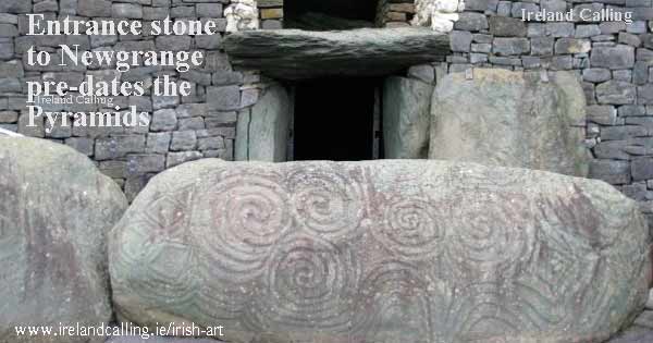 Newgrange pre-date the pyramids. Image copyright Ireland Calling