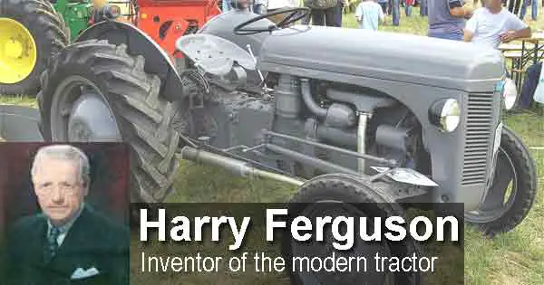 Harry Ferguson - Inventor of the modern tractor. Photo copyright High Contrast cc2