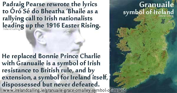 Grace O'Malley symbol of Ireland. Image copyright Ireland Calling