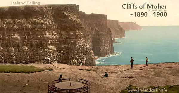 Cliffs_of_Moher_postcard_circa_1890-1900 Ireland Calling