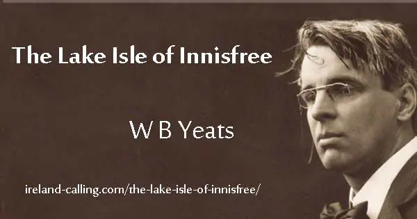 The Lake Isle of Innisfree. Image copyright Ireland Calling