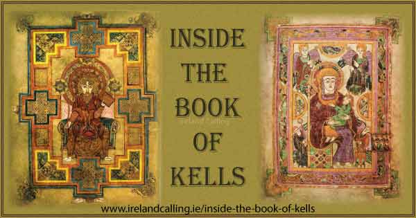 Inside the Book of Kells. Image copyright Ireland Calling