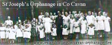 Staff and children of St Joseph's Orphanage, Co Cavan