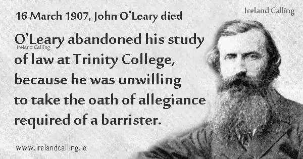 John O Leary. Image copyright - Ireland Calling