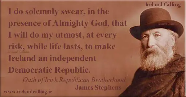 James_Stephens Irish Republican Brotherhood oath Image cpyright Ireland Calling