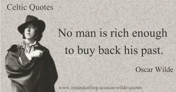 Oscar Wilde quote. Image copyright Ireland Calling