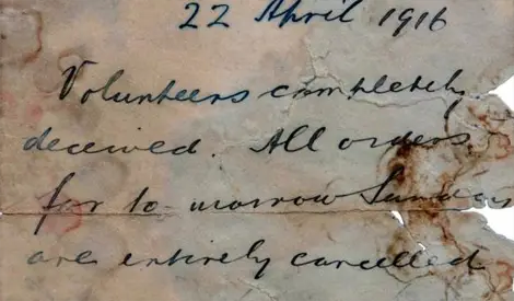 Eoin MacNeill's letter cancelling Easter Rising manoeuvres will be sold at auction.