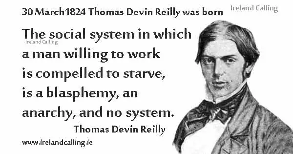Thomas Devin Reilly, Irish nationalist journalist -Image copyright Ireland Calling