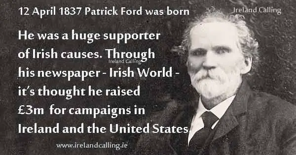 Patrick Ford - Editor of Irish World Image copyright Ireland Calling