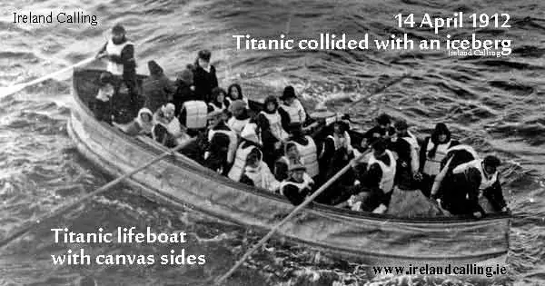 Titanic_lifeboat-with-canvas-sides Image Ireland Calling