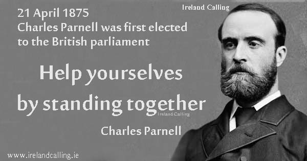 Charles-Parnell-first-elected-to-parliament-Image-copyright-Ireland-Calling