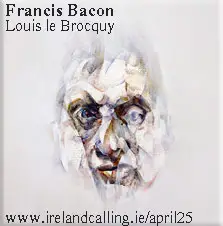 Louis-le-Brocquy portrait of Francis-Bacon