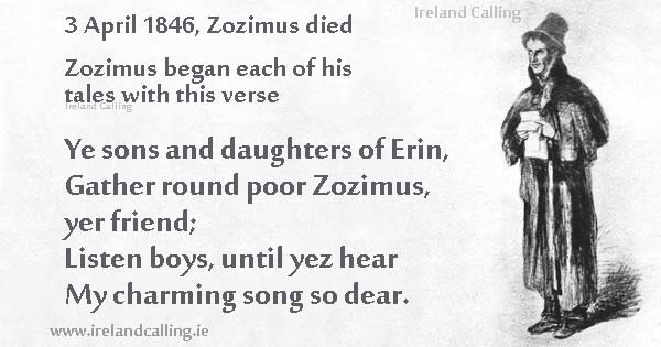 Zozimus Image copyright Ireland Calling