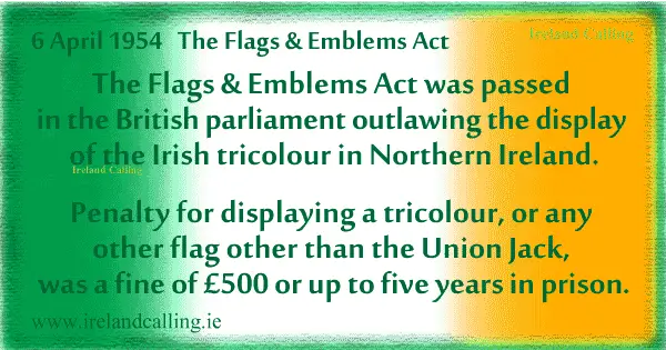 Irish Flags Act