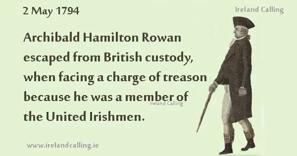 Archibald Hamilton Rowan. Image copyright Ireland Calling