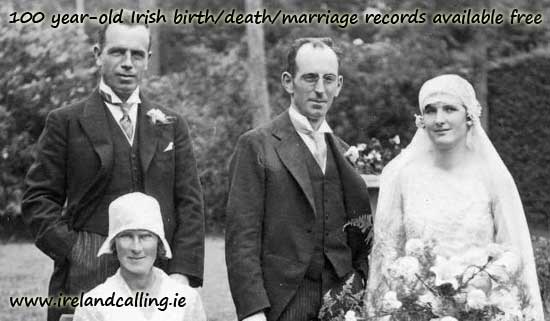 Irish wedding from the 19th century