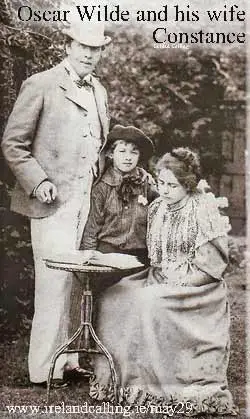 Oscar Wilde and his wife Constance Lloyd