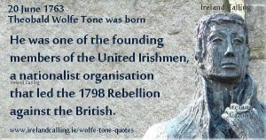 Wolfe Tone - Leader Of 1798 United Irishmen Rebellion