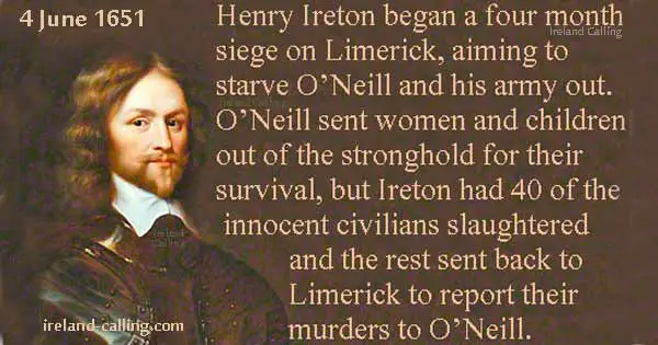 Henry_Ireton Siege of Limerick Image copyright Ireland Calling