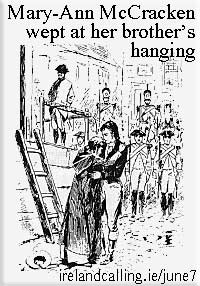 Henry Joy McCracken's sister at his hanging