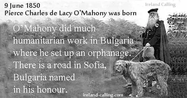 Pierce Charles de Lacy O'Mahony Image copyright Ireland Calling