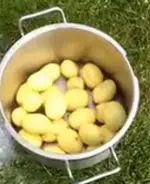 Super-fast way to peel potatoes