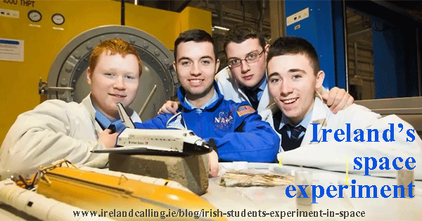 Irish students at NASA