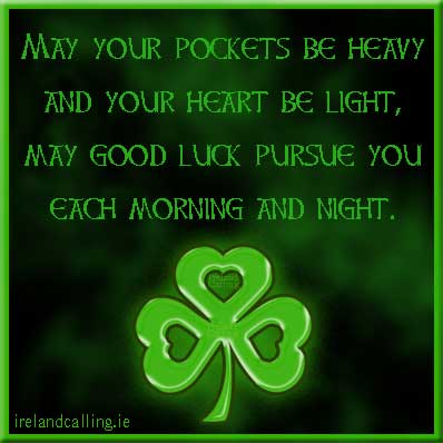 Irish blessing. Image copyright Ireland Calling