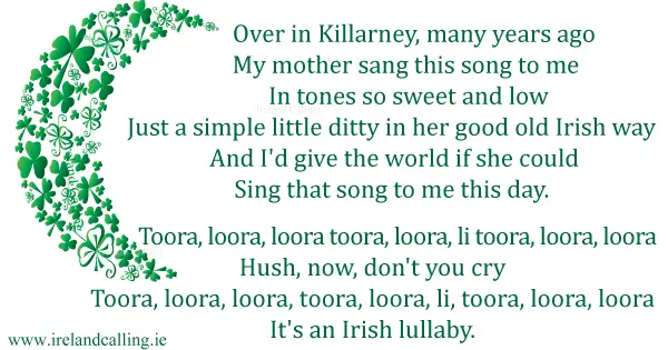 Too Ra Loo Ra Loo Ral (That's an Irish Lullaby) Image Ireland Calling