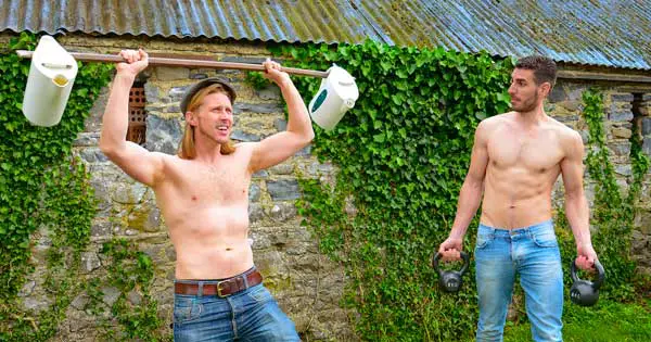 Slices of  Irish beef – the topless farmers calendar's back