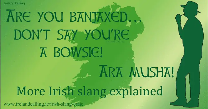 More Irish slang explained. Image copyright Ireland Calling
