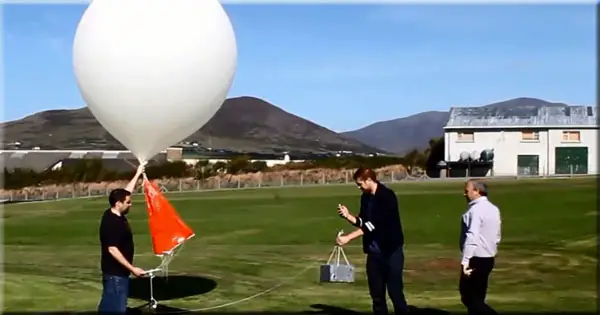 Mystical video of County Kerry sky filmed at 30km by weather balloon