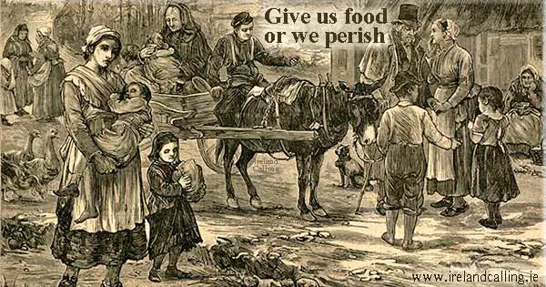 Give us food or we perish - the cry of the atarving in Ireland