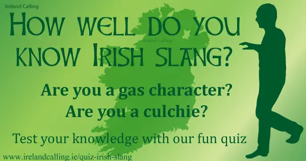 Irish slang quiz. Image copyright Ireland Calling