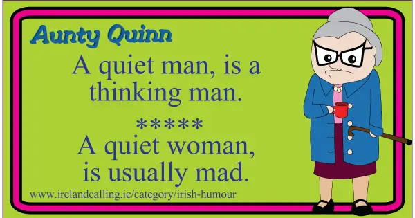 Irish jokes on confusion. Image copyright Ireland Calling