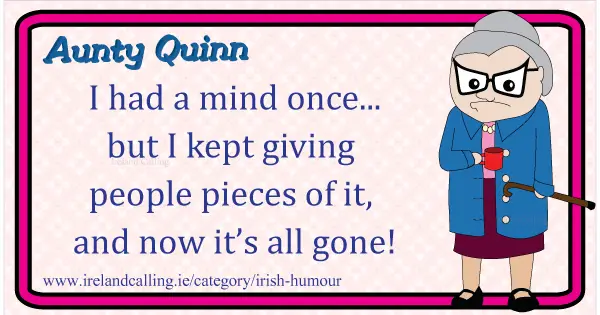 Irish jokes on life. Image copyright Ireland Calling