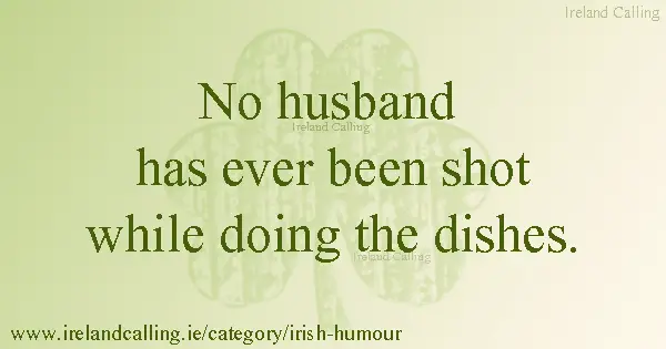 Irish joke about marriage. Image copyright Ireland Calling