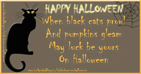 Halloween jokes. Image copyright Ireland Calling