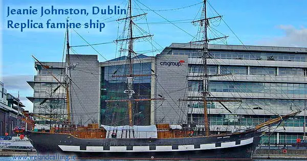 Jeanie Johnston, Dublin Replica famine ship 