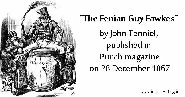 Punch cartoon of Fenian Guy Fawkes
