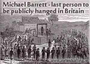 Michael Barrett was the last person to be publicly hanged in Britain