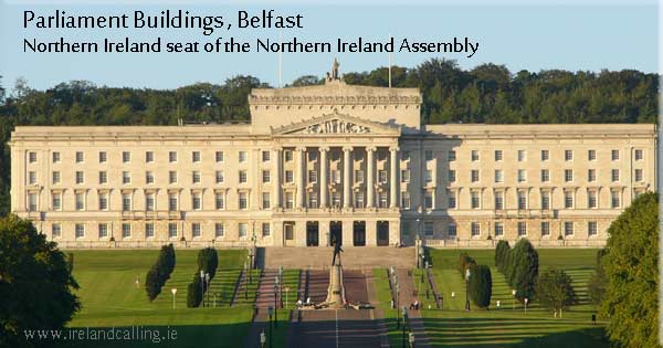 Parliament Buildings in Belfast, Northern Ireland seat of the Northern Ireland Assembly Photo robertpaulyoung_CC2