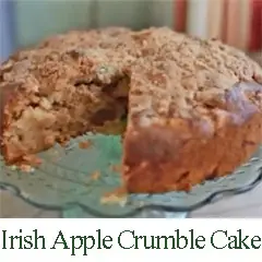 Irish Apple Crumble Cake recipe