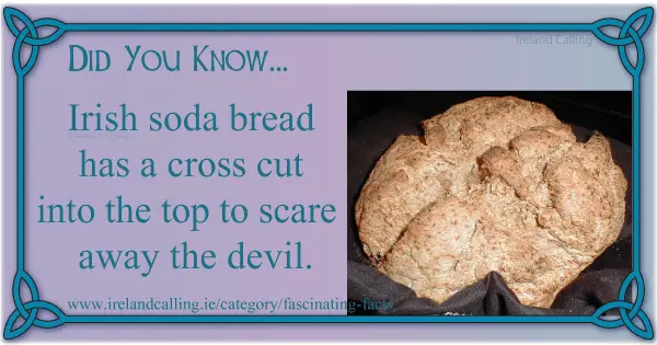 cross on soda bread Image copyright Ireland Calling