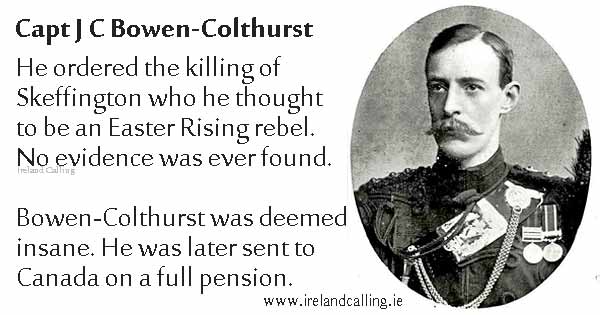 Captain Bowen-Colthurst. Image copyright Ireland Calling