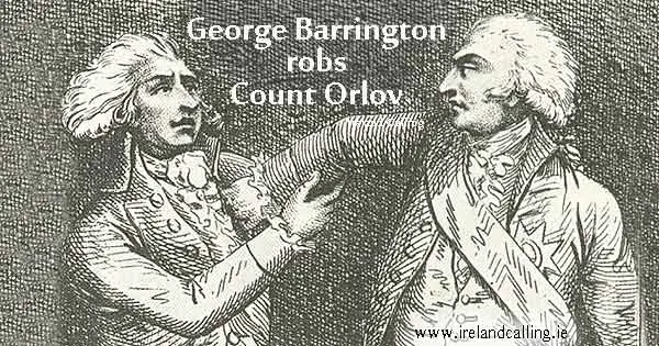 George Barrington robbing Count Orlav 