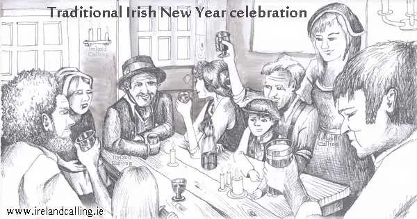 Traditional Irish New Year celebrations Image copyright Ireland Calling