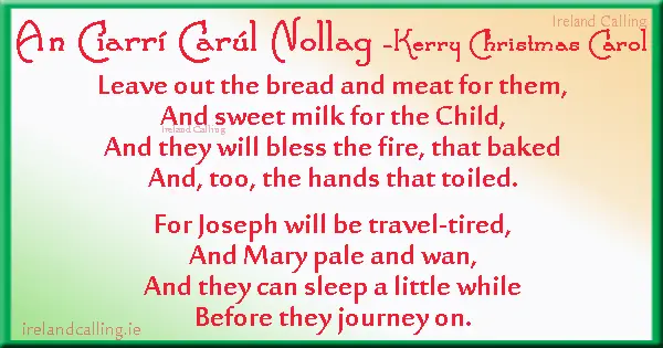 The Kerry Christmas Carol - An Ciarrí Carúl Nollag. Image copyright Ireland Calling