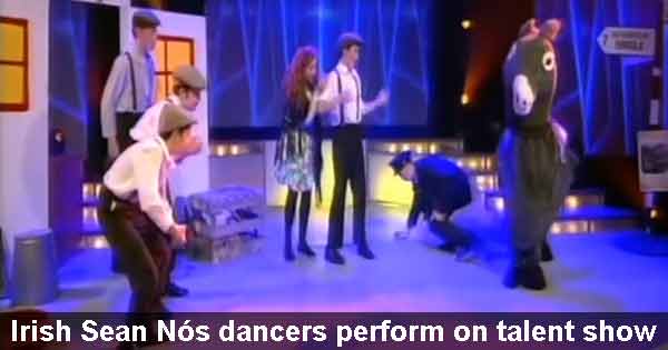 Irish dancers on talent show
